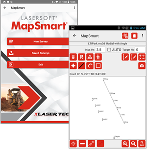 Laser Technology MapSmart Software – Mapping Software